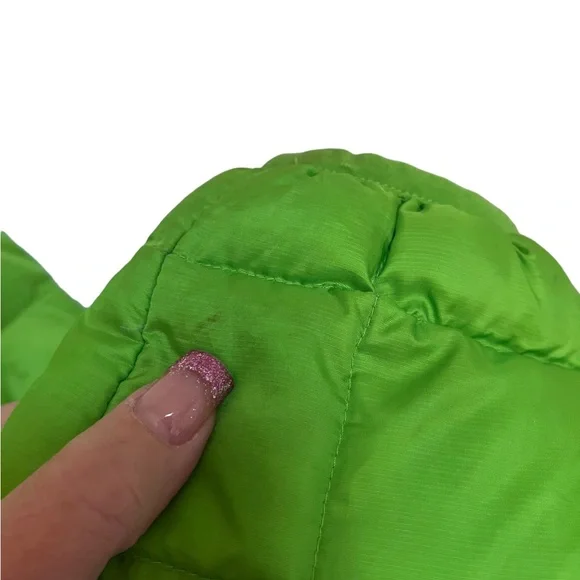 Women’s lime green Marmot down jacket. Size M - Picture 6 of 7